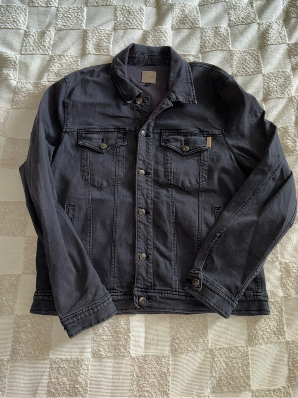 NWOT Joe's Jeans Charcoal Black Denim Jacket Unisex XL